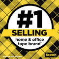 Scotch Double Sided Tape with Tape Dispenser, Office and School Supplies for Arts and Crafts, Alternative to Scrapbooking Tape, 0.75 In. X 500