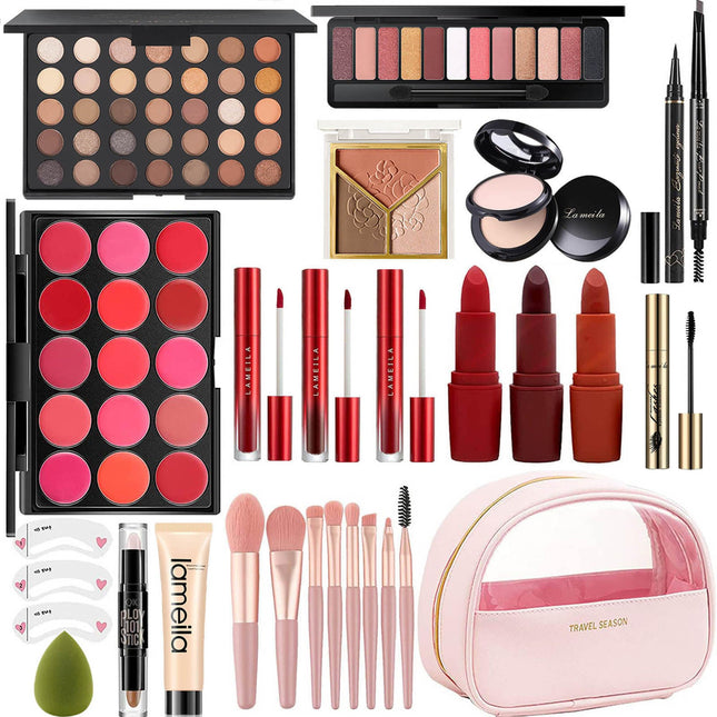 MISS ROSE M All In One Full Makeup Kit for Women, Multipurpose Makeup Sets, Beginners and Professionals Alike, Easy to C