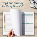 Large Weekly Planning Pad and Matching Notepad, 52 Letter Size Tear-Off Sheets, 8.5' X 11' Undated Weekly Desk Planner Pad, Daily Schedule, to Do