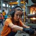 Professional Safety Ear Muffs by Decibel Defense - 37Db NRR - the HIGHEST Rated & MOST COMFORTABLE Ear Protection for Shooting & Industrial Use -