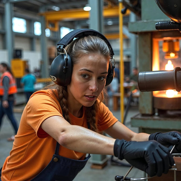 Professional Safety Ear Muffs by Decibel Defense - 37Db NRR - the HIGHEST Rated & MOST COMFORTABLE Ear Protection for Shooting & Industrial Use -