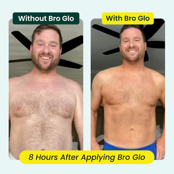 Self Tanner for the Boys - Quick Application Foam Mousse Easy Sunless Tan for Face and Body Oil Free Water Based Faster Skin Drying Natural Sun