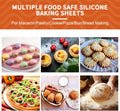Kitchenraku Silicone Baking Mat, 16.5"X11.6" Non Stick Reusable Silicone Cooking Mat, BPA Free Baking Sheet for Cookies, Macarons Bread & Pastry,