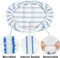 Mop Pads Replacement for O-Cedar Hardwood Floor 'N More Microfiber Mop, 3 Pack Mop Refills for Ocedar Hardwood Floor 'N More Microfiber Mop, 15 X
