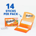 Trident Bubblegum Sugar Free Gum, 12 Packs of 14 Pieces (168 Total Pieces)