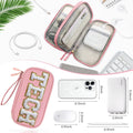COSHAYSOO Electronic Travel Case Cable Cord Charger Organizer Pouch Bag Airplane Essentials Unique Birthday Christmas Gifts for Women College Teen