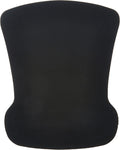 Amazon Basics Irregular Ergonomic Gel Computer Mouse Pad with Wrist Rest for Pain Relief, 10.1L X 8.1W Inches, Black