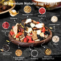 Kidney Tea Formula Ginseng Six Treasure Tea, 10 Precious Ingredients Formula, 260G/Box Ginseng Five Treasure Aid Root Kidney Tea, Men'S Kidney Tea