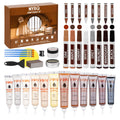 Wood Furniture Repair Kit- Set of 41 Laminate Vinyl Floor Repair Kit Wood Fillers,Floor Scratch Repair, Touch up Markers, Restore Hardwood