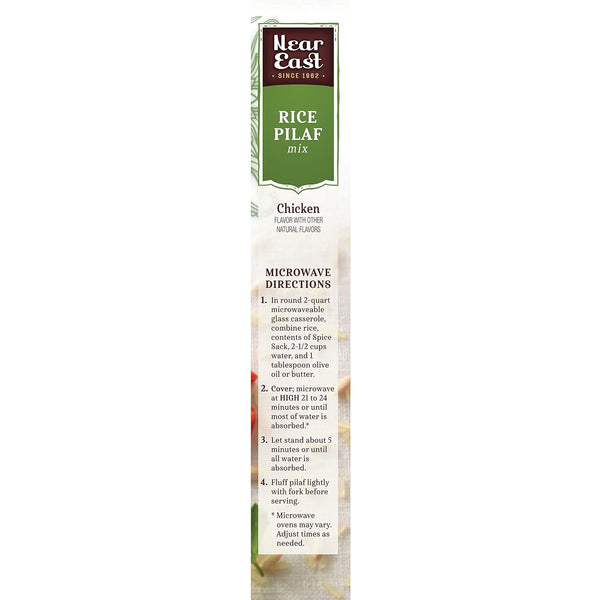 Near East Rice Pilaf Mix, Chicken, 6.25Oz Boxes (12 Pack)