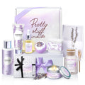 Gifts for Women Spa Lavender Bath Gifts Baskets for Women Mothers Day Gifts Birthday Gifts Relaxing Self Care Gift for Mom Her Auntie Sister