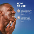 NIVEA MEN Sensitive Soothing Post Shave Balm with Vitamin E, Pro-Vitamin B5 and Chamomile Extract, Skin Care Gifts for Dad, Alcohol Free after