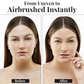 Magicminerals Airbrush Foundation by Jerome Alexander â 2Pc Set with Airbrush Foundation and Kabuki Brush - Spray Makeup with Anti-Aging