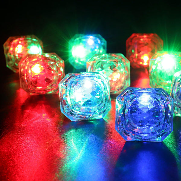 Konsait Flashing Led Light up Rings Bachelorette Party Favors Toys Grow in the Dark Party Suppiles Diamond Bling Rings for Birthday Weddings