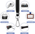 CACOE Phone Lanyard 2 Pcs-2 Pcs Adjustable Neck Strap,4 Pcs Patches,Universal Crossbody Multifuctional Cell Phone Lanyards Compatible with Most