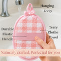 Natural Loofah Exfoliating Body Scrubber for Women Made with Natural Egyptian Loofa Sponge, Bath Shower Luffa Lufa for Face and Body. Exfoliator