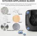 Appliance Sliders for Kitchen 24 PCS Self-Adhesive Small Kitchen Finds Appliance Slider Hacks Easy to Moviing & Space Saving Must Have Home