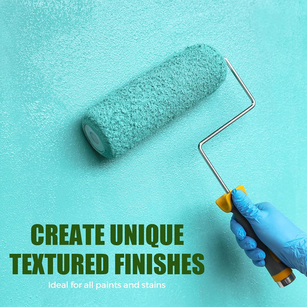 6Pcs Paint Roller Covers 9 Inch X 3/4" Nap, High Capacity Lambswool Roller Covers for Paint Rollers, Naps for Paint Roller Brush, House Painting