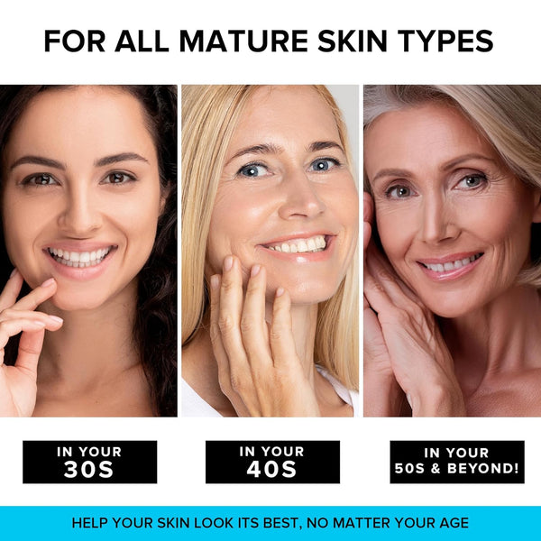 Simplyvital Collagen, Retinol & Hyaluronic Acid Cream - Anti-Aging Face Moisturizer for Face, Firming Skin Care Neck & DÃ©colletÃ© - Made in USA,