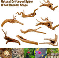 Hamiledyi 6PCS Aquarium Driftwood 6-8In Natural Spider Wood Branches Reptiles Aquarium Fish Tank Decoration Assorted