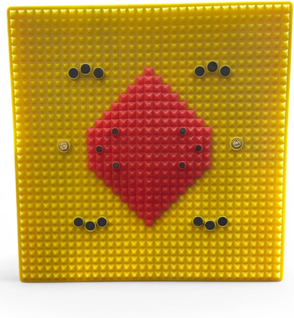 Acupressure Mat with Magnets, Reflexology Foot Massage Mat, Copper Pyramid Power for Pain Relief