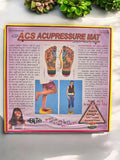 Acupressure Mat with Magnets, Reflexology Foot Massage Mat, Copper Pyramid Power for Pain Relief