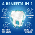 ARM & Hammer Toothpaste Plus TheraBreath Breath Fresheners, ICY Mint Flavor, Teeth Whitening Toothpaste, Anticavity Fluoride for Bad Breath, 5.5