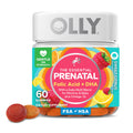 OLLY Prenatal Multivitamin Gummy, Supports Healthy Growth and Brain Development, Folic Acid, Vitamin D, Omega 3 DHA, Chewable Supplement, Citrus