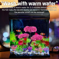 Ameliade Aquarium Artificial Plastic Plants Decoration, Pink Cherry Blossom Tree Aquarium Decor Set, Goldfish Betta Fish Tank Decorations Hides