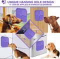 Lesipee Licking Mat for Dogs & Cats 2 Pack, Slow Feeder Lick Pat, Anxiety Relief Dog Toys Feeding Mat for Butter Yogurt Peanut, Pets Supplies