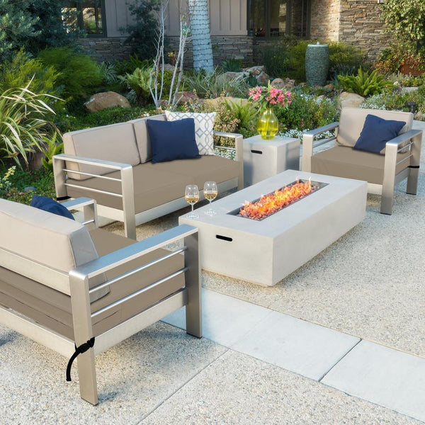 Easy-Going Waterproof Patio Seat Cushion Covers 22X20X4 Inch 2 Pack Replacement Non-Slip Outdoor Cushion Slipcover with Zipper and Adjustable
