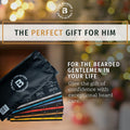 Live Bearded Beard Oil and Butter Grooming Kit Sample Pack with Comb, Bonus Gift - All-Natural Ingredients Shea, Argan, Jojoba - Growth Support -