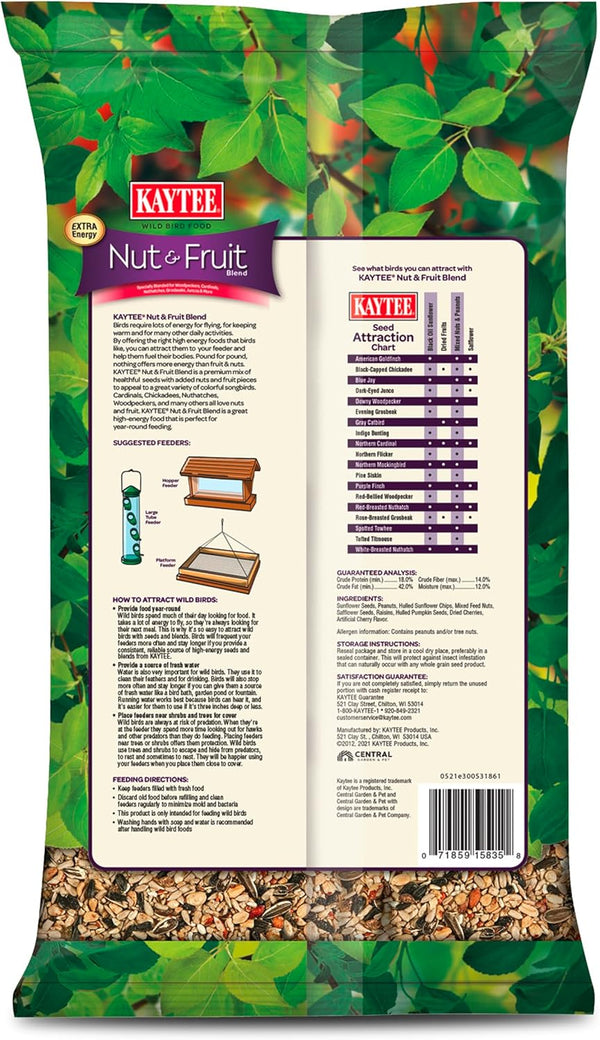 Kaytee Nut & Fruit Wild Bird Seed, 5 Lb