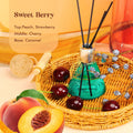 Reed Diffuser Set 3.4 Oz, Berry Scent Diffusers for Home, Aromatherapy Diffuser for Room Office and Desk Decor