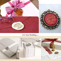 YIPLED Sealing Wax Kit - 728 Pcs with 24 Color Beads, 2 Pens, Warmer, Stamp Spoon and Candles for Gift & Envelope Sealing, Wedding Invitation