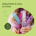 Melissa & Doug Design-Your-Own Bracelets with 100+ Sparkle Gem and Glitter Stickers