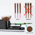 Free Boy Electric Cones Rolling Machine Automatic Cone Loader Minin Portable Pre Rolled Cones Filling Maker,1 Stirring Rod, 1 Brush(King Size,