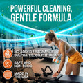 Fitness Equipment Wipes - Cleaning Wipes for Yoga Mats, Pilates Studios, Gyms, Peloton & Cycle Bikes, Spas - Fragrance-Free Wipes Surface Cleaning