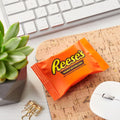 REESE'S Milk Chocolate Snack Size Peanut Butter Cups, Candy Pantry Pack, 13.75 Oz (25 Pieces)