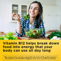 Nature Made Extra Strength Vitamin B12 Gummies, 3000 Mcg per Serving, B12 Vitamin Supplement for Energy Metabolism Support, 60 Gummy Vitamins, 30
