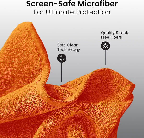 Screen Cleaner Spray - TV Screen Cleaner Spray and Microfiber Cloth Kit, Computer Screen Cleaner & Car Screen Cleaner for TV, Monitor, Laptop,