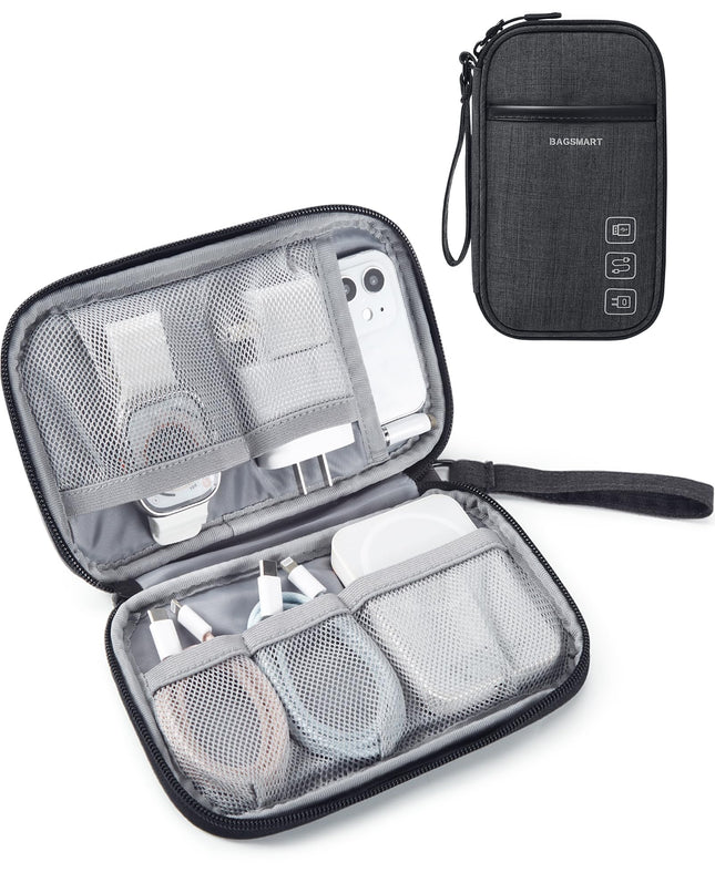BAGSMART Cord Organizer Travel Cable Organizer Bag Tech Electronic Organizer Travel Case, Travel Essentials for Charger,