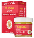 Puremedy Original Healing Ointment - All Natural First Aid Salve for Wounds, Burns, Cuts, Bug Bites, Bed Sores, and Skin Irritations - Safe for