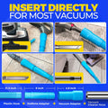 Holikme Dryer Vent Cleaner Kit Dryer Lint Vacuum Attachment Brush, Lint Remover, Dryer Vent Vacuum Hose Replacement Parts, Blue