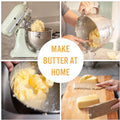 Gnocchi Boards and Wooden Butter Paddles to Easily Create Authentic Homemade Pasta and Butter without Sticking - Set of 2 Makers - 9.5 Inches