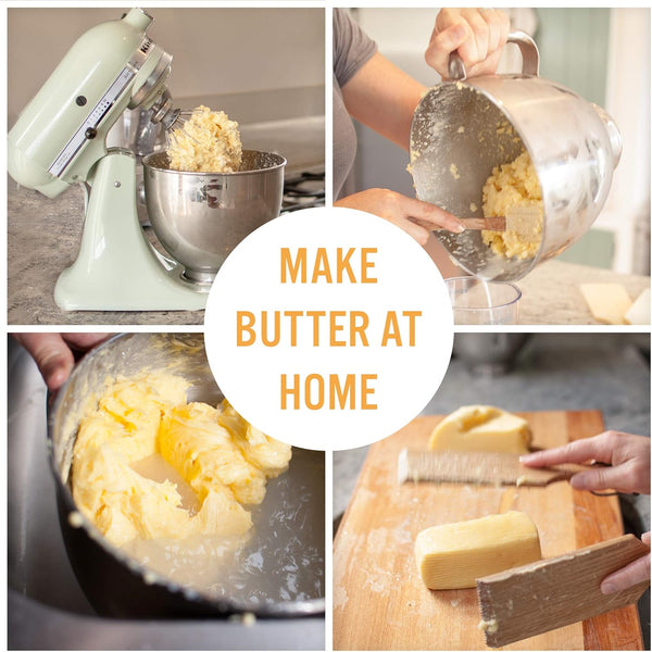 Gnocchi Boards and Wooden Butter Paddles to Easily Create Authentic Homemade Pasta and Butter without Sticking - Set of 2 Makers - 9.5 Inches