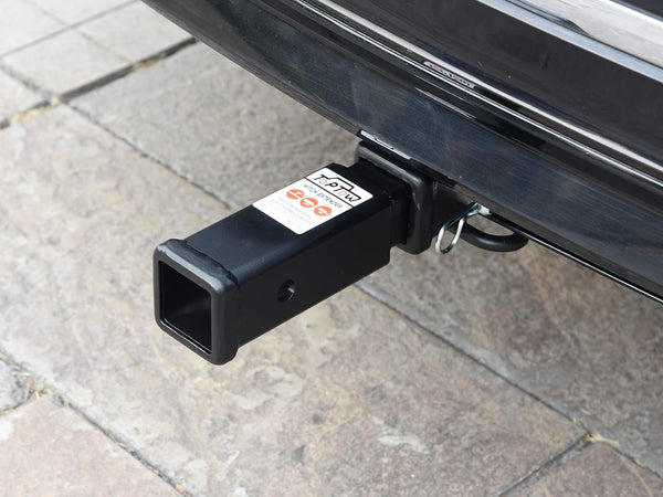 TOPTOW Hitch Extender, Fits for 2 Inch Receiver, 7 Inch Extension Length, with 5/8 Inch Hitch Pin
