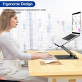 BESIGN LS10 Aluminum Laptop Stand, Ergonomic Adjustable Notebook Stand, Computer Holder Compatible with Air, Pro, Dell, HP, Lenovo More 10-14