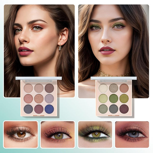Color Nymph All In One Makeup Kit, Makeup Gift Set for Beginners Teenager Girls with Eyeshadow Palette Blush Lipstick Lip Pencil Eye Pencil Brush