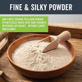 Viva Naturals Organic Psyllium Husk Powder, 24 Oz - Finely Ground, Unflavored Plant Based Superfood - Good Source of Fiber for Gluten-Free Baking,